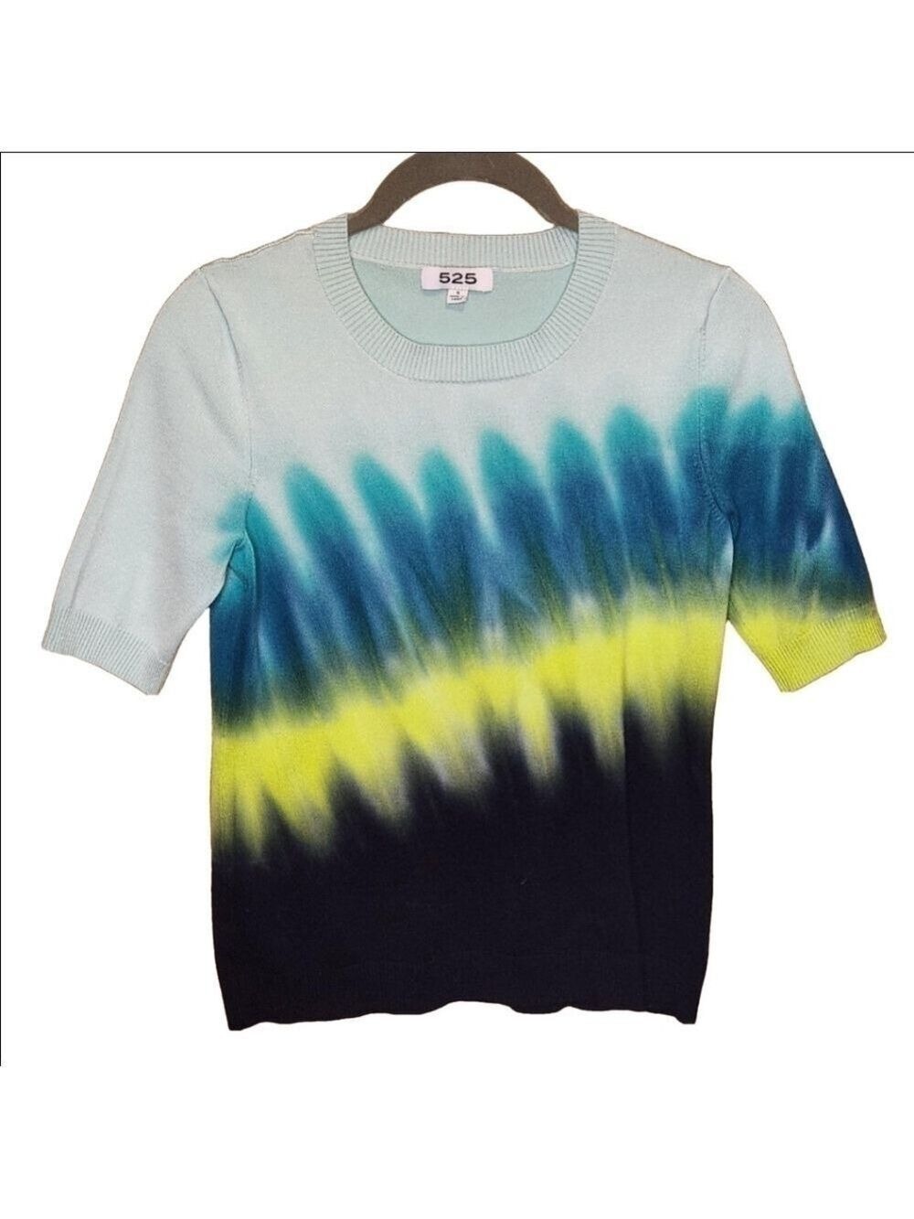 525 AMERICAN TIE DYE T-SHIRT SWEATER SHORT SLEEVE EUC SIZE SMALL